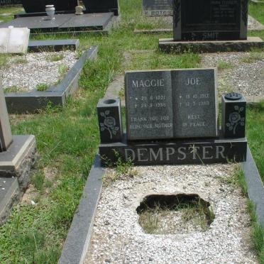DEMPSTER Joe 1912-1989 &amp; Maggie 1921-1988