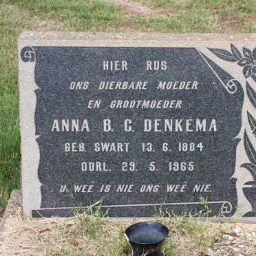 DENKEMA Anna B.C. 1884-1965