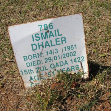 DHALER Ismail 1951-2002