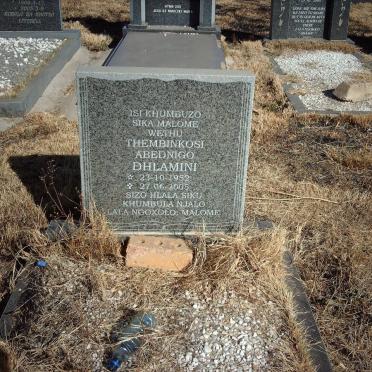 DHLAMINI Thembinkosi Abednigo 1952-2005