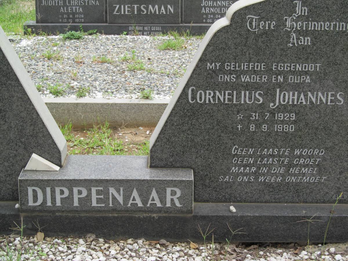 DIPPENAAR Cornelius Johannes 1929-1980