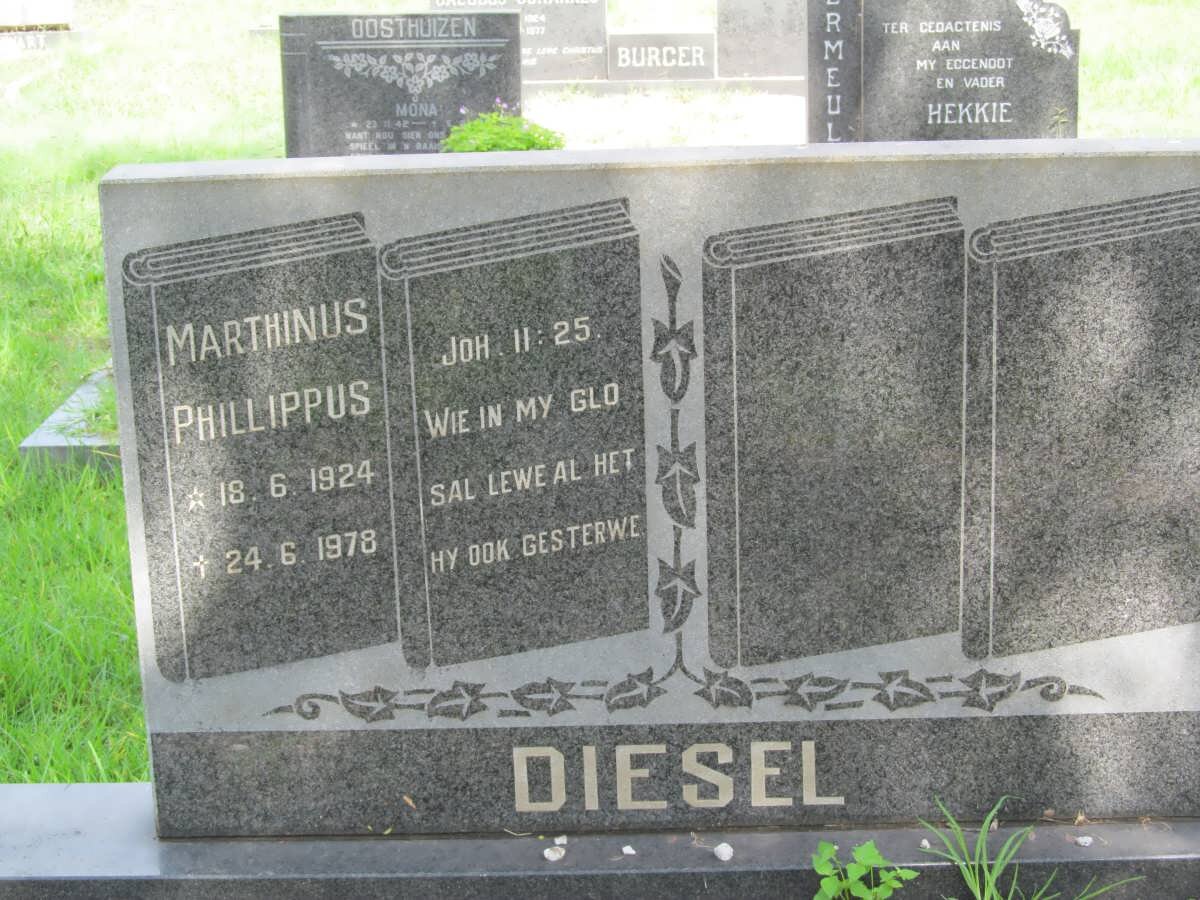 DIESEL Marthinus Phillippus 1924-1978