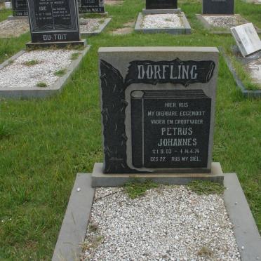 DORFLING Petrus Johannes 1903-1974