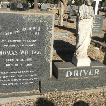 DRIVER Thomas William 1886-1960