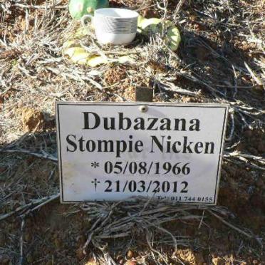 DUBAZANA Stompie Nicken 1966-2012