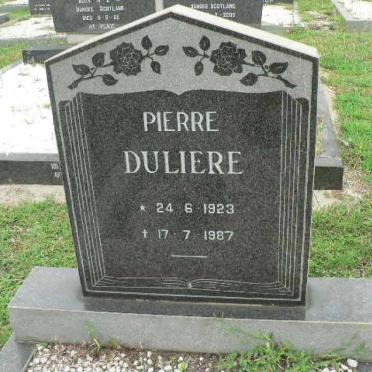 DULIERE Pierre 1923-1987