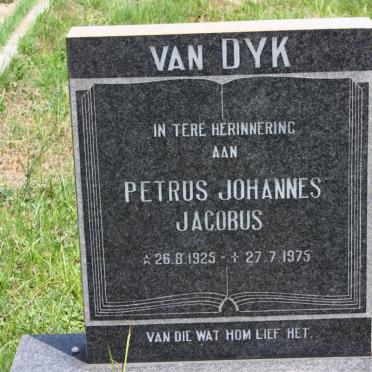DYK Petrus Johannes Jacobus, van 1925-1975