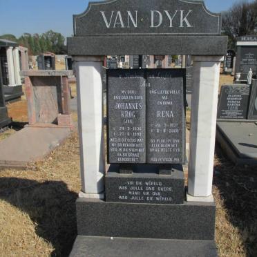 DYK Johannes Krog, van 1936-1999 &amp; Rena 1937-2008