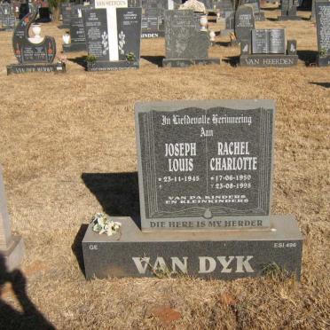 DYK Joseph Louis, van 1945- &amp; Rachel Charlotte 1950-1998
