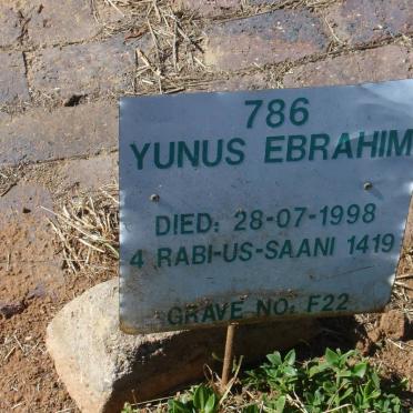 EBRAHIM Yunus -1998