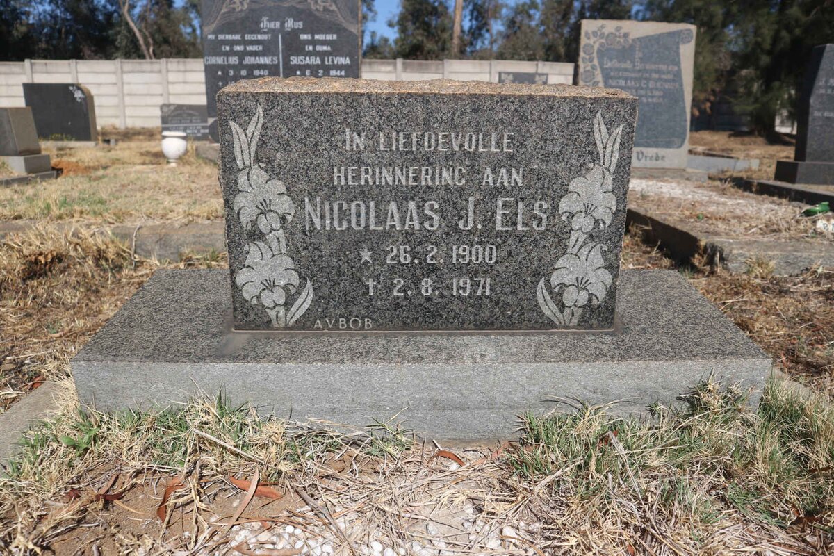 ELS Nicolaas J. 1900-1971