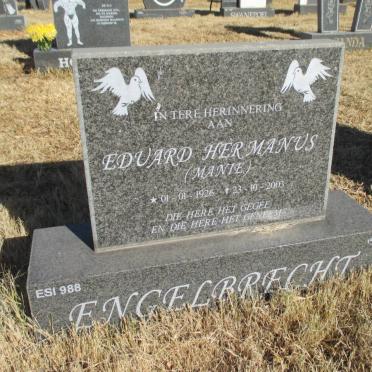 ENGELBRECHT Eduard Hermanus 1926-2003