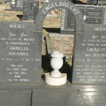 ENGELBRECHT Ebenaezer van den Heer 1927-1990 &amp; Cornelia Johanna 1935-2001