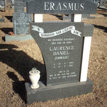 ERASMUS Laurence Daniel 1943-1997