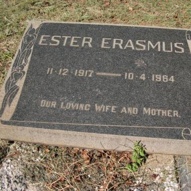 ERASMUS Ester 1917-1964