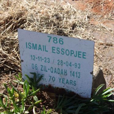 ESSOPJEE Ismail 1923-1993