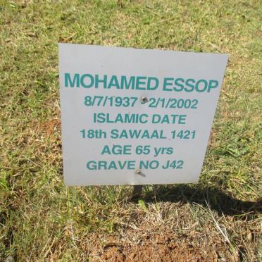 ESSOP Mohamed 1937-2002