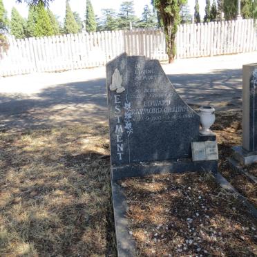 ESTMENT Edward Raymond Graham 1932-1980