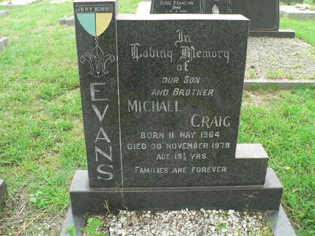 EVANS Michael Craig 1964-1979