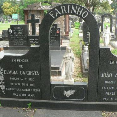 FARINHO Joao Augusto 1909-1993 &amp; Elvira Da Costa 1920-1988