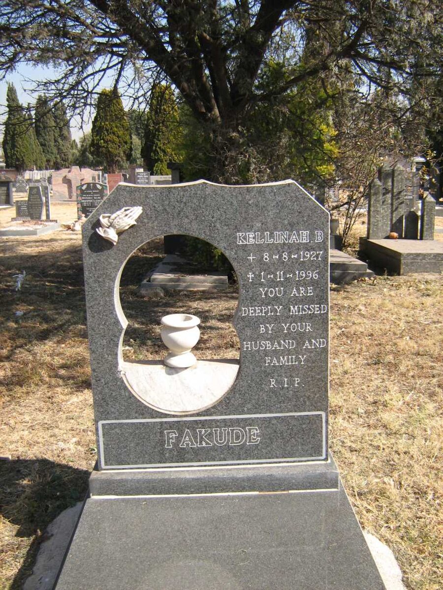 FAKUDE Kellinah B. 1927-1996