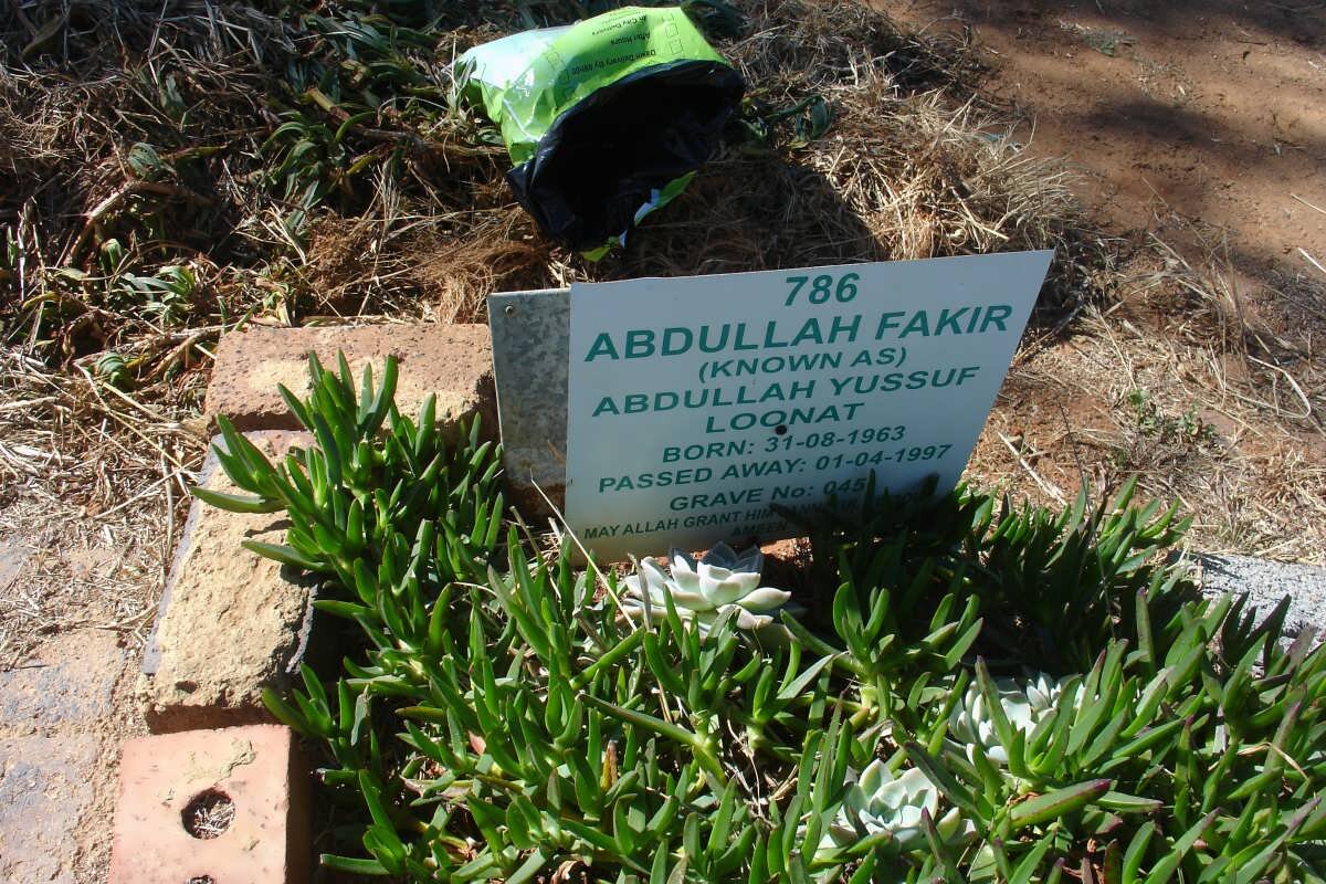 FAKIR Abdullah 1963-1997