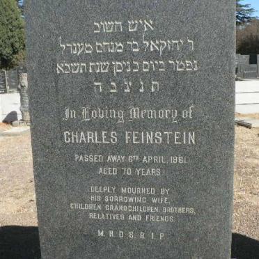 FEINSTEIN Charles -1961