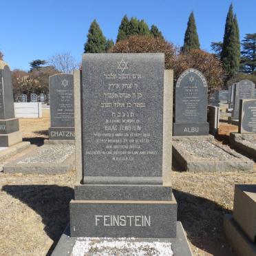 FEINSTEIN Isaac -1952