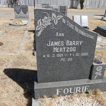 FOURIE James Barry Hertzog 1921-1982