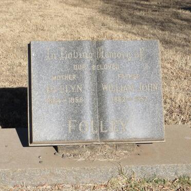 FOLLEY William John 1882-1957 &amp; Evelyn 1884-1958