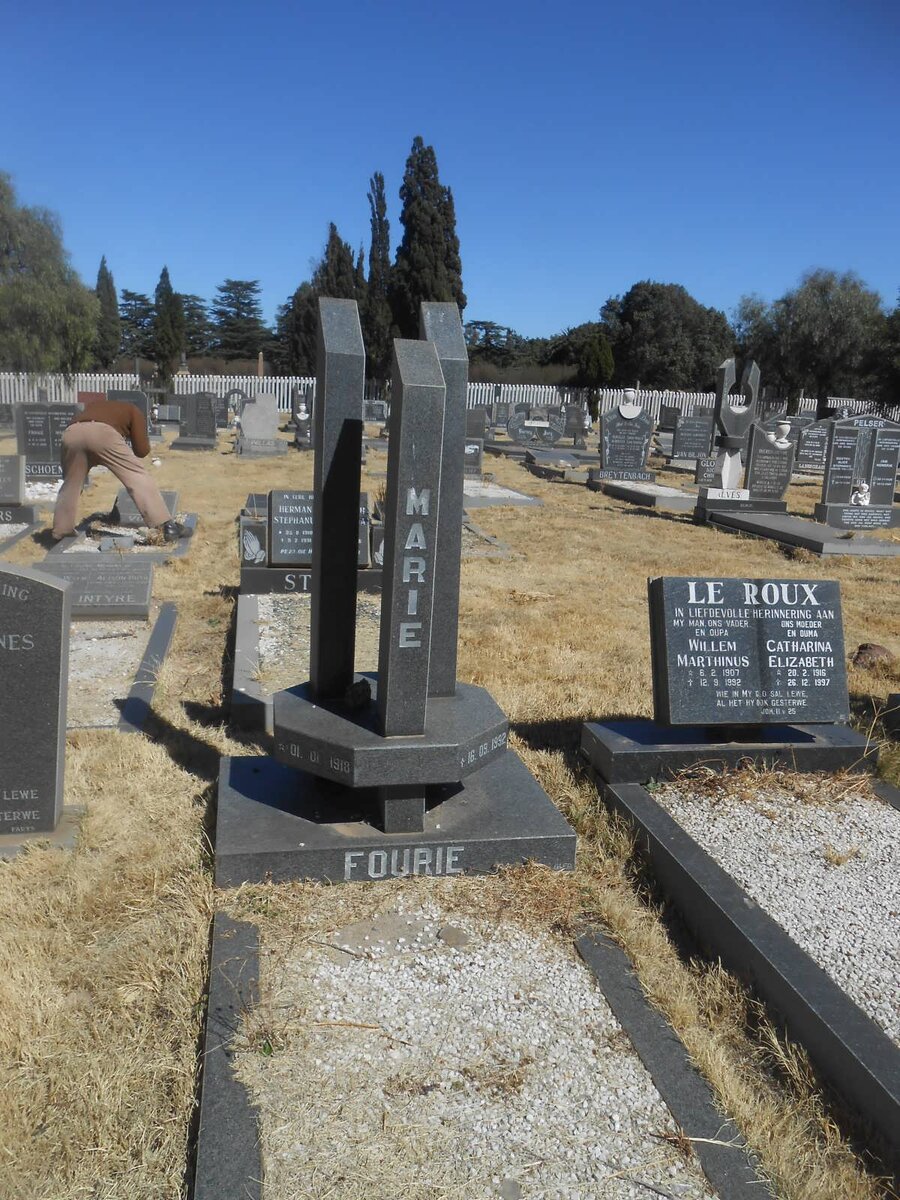 FOURIE Marie 1918-1992