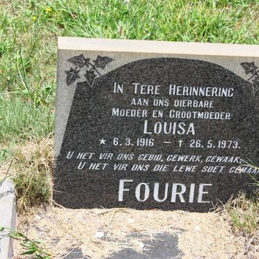 FOURIE Louisa 1916-1973 :: FOURIE Daniel Johannes 1950-2004
