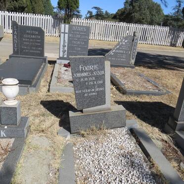 FOURIE Johannes Jozua 1971-1981