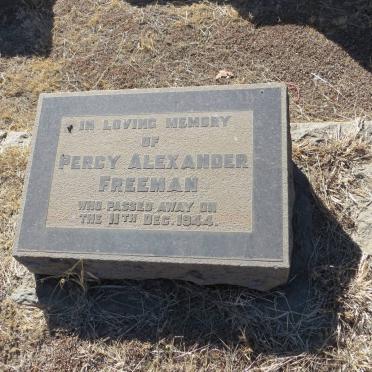 FREEMAN Percy Alexander -1944