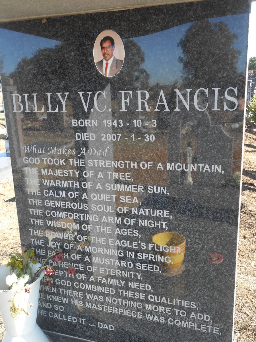 FRANCIS Billy V.C. 1943-2007