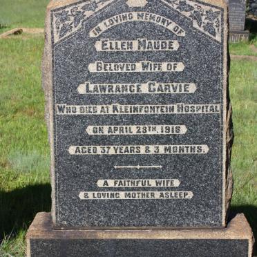 GARVIE Ellen Maude -1916