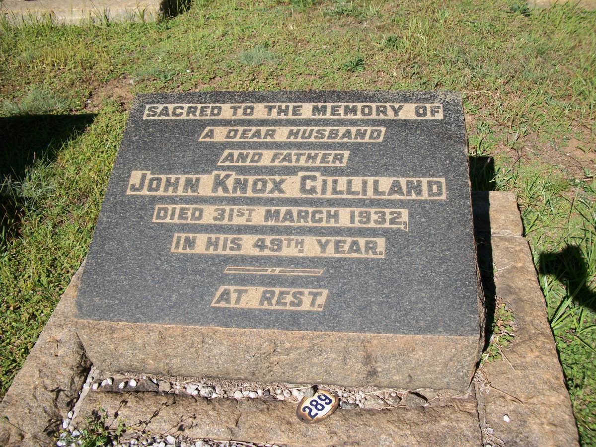 GILLILAND John Knox -1932