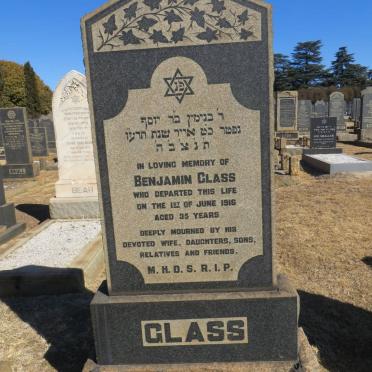 GLASS Benjamin -1916