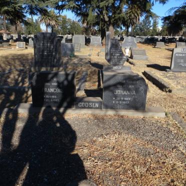 GOOSEN Francois 1918-1963 &amp; Johanna 1923-1957