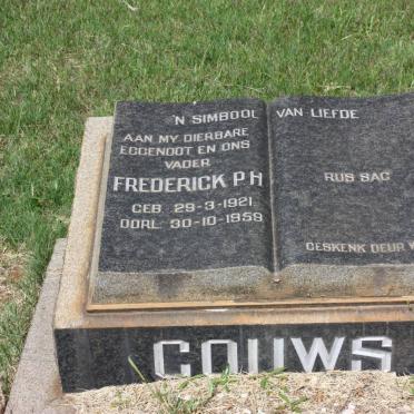 GOUWS Frederick P.H. 1921-1959