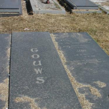 GOUWS Jaco 1967-1989