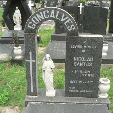 GONCALVES Nicolau Santos 1934-1985