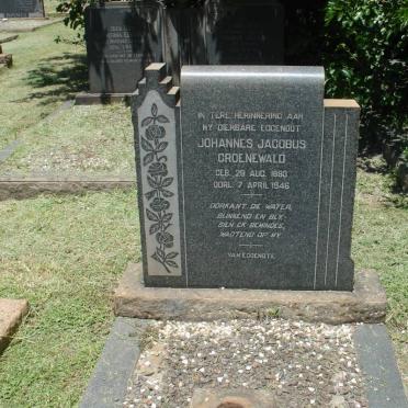 GROENEWALD Johannes Jacobus 1893-1946