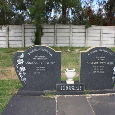 GROBLER Abraham Cornelius 1897-1970 &amp; Susanna Catharina 1898-1977