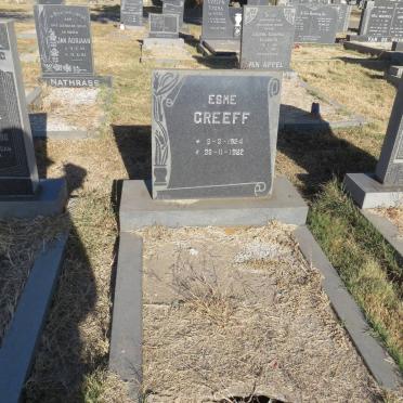 GREEFF Esme 1924-1982