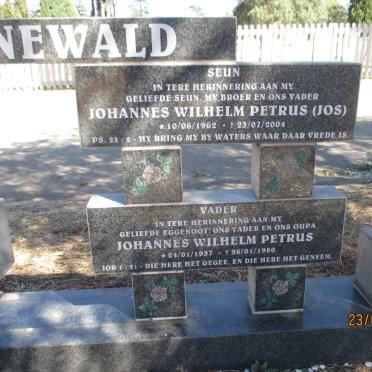 GROENEWALD Johannes Wilhelm 1937-1980 :: GROENEWALD Johannes Wilhelm 1962-2004