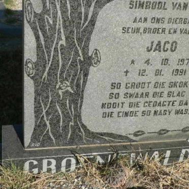 GROENEWALD Jaco 1971-1991