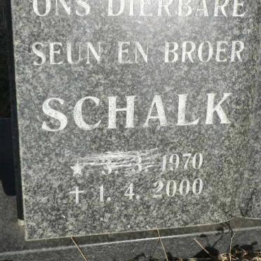 GROENEWALD Schalk 1970-2000 :: Jaco 1971-1991
