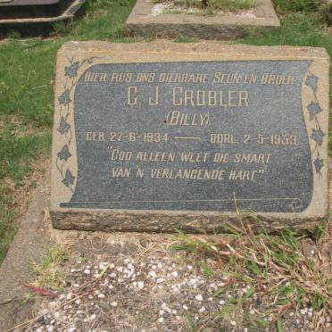 GROBLER G.J. 1934-1953