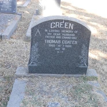 GREEN Thomas Coates -1960